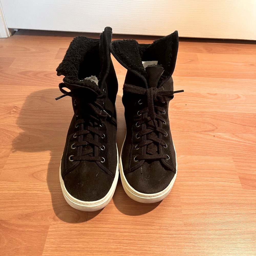 Cole Haan Faux Sherpa High Tops